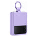 Samsung Silicone Cover with Ring (Galaxy Z Flip 4) Bora Purple