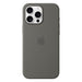 Apple iPhone 16 Pro Max Silikon Case steingrau mit Magsafe