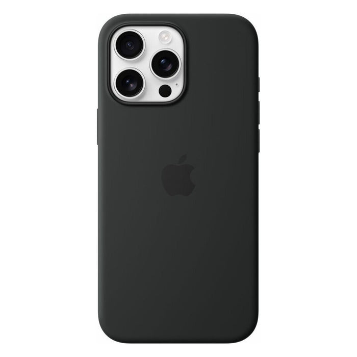 Apple iPhone 16 Pro Max Silikon Case schwarz mit Magsafe