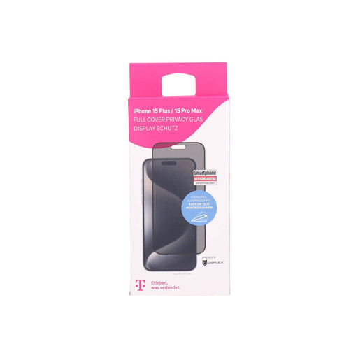 Produktbild Displayschutzglas - Displex Full Cover Privacy Glas iPhone 15 Plus