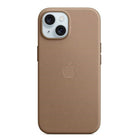 Apple Feingewebe Case mit MagSafe Taupe passend für iPhone 15