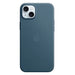 Apple iPhone 15 Plus Feingewebe Case Pazifik blau mit MagSafe