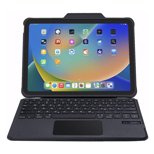 Produktbild iPad-Tastatur - DEQSTER Rugged Keyboard Folio für iPad 10.9" 10. Gen QWERTZ schwarz