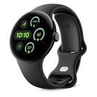 Google Pixel Watch 3 LTE 45mm Matte Black Sportarmband Obsidian