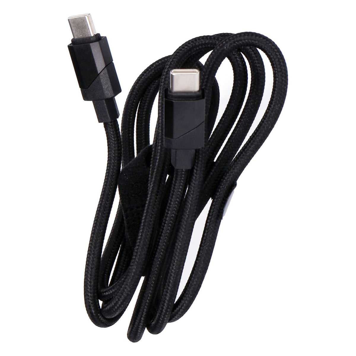 Produktbild USB-Kabel - SDL Lade- und Synchonisierungskabel 1,2 m USB-C auf USB-C Stoff ummantelt schwarz