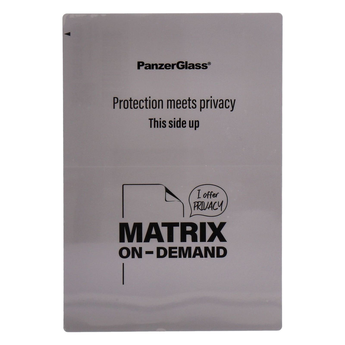 Produktbild Displayschutzfolie - PanzerGlass Matrix On Demand Privacy Folie 120 x 180mm Displayfolie