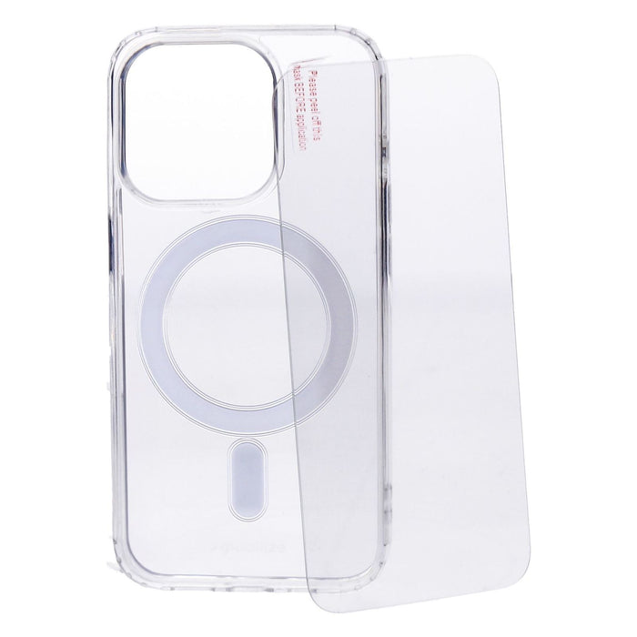 Mobilize Protection Pack iPhone 15 Pro Max Clear Case und Displayschutz