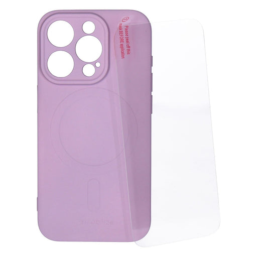 Produktbild Smartphone-Hülle - Mobilize Protection Pack iPhone 15 Pro Silikon Case lavendel und Displayschutz