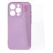 Mobilize Protection Pack iPhone 15 Pro Silikon Case lavendel und Displayschutz
