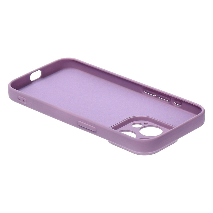 Mobilize Protection Pack iPhone 15 Pro Silikon Case lavendel und Displayschutz