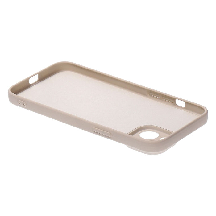 Mobilize Protection Pack iPhone 15 Plus Silikon Case creme und Displayschutz