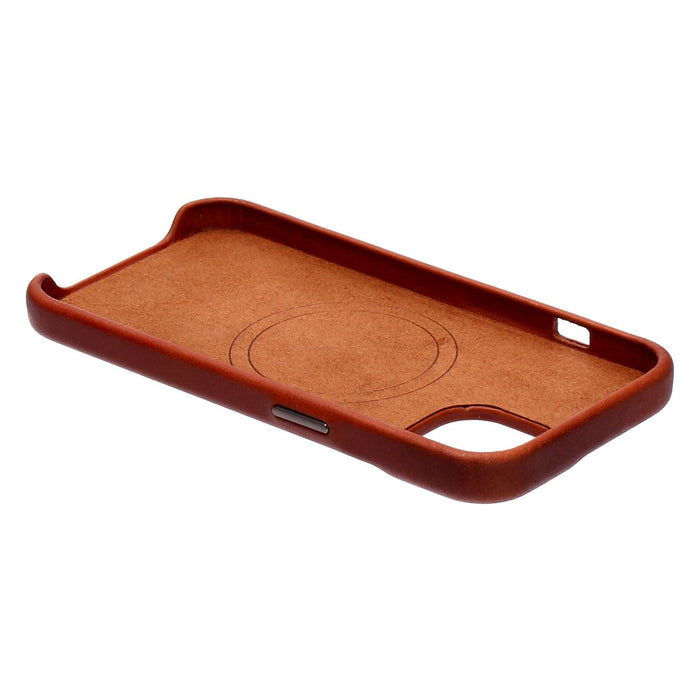 Mobilize Protection Pack iPhone 15 Leder braun Ledercase braun und Displayschutz