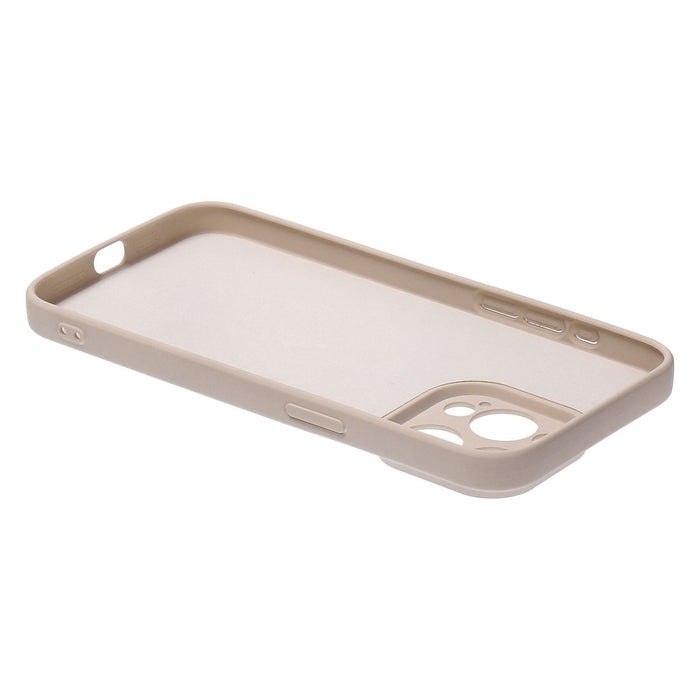 Mobilize Protection Pack iPhone 15 Pro Max Silikon Case creme und Displayschutz