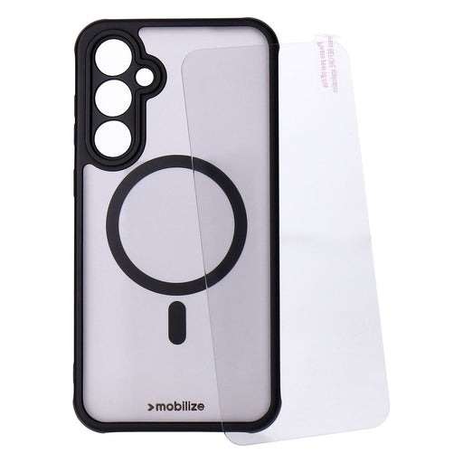 Produktbild Smartphone-Hülle - Mobilize Protection Pack Samsung Galaxy S23 FE Hybrid Clearblack und Displayschutz