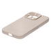 Mobilize Protection Pack iPhone 15 Pro Silikon Case creme und Displayschutz
