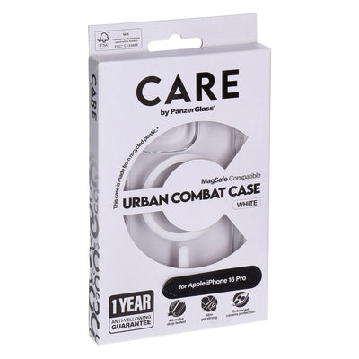 CARE by  Urban Combat Case Weiß passend für Apple iPhone 16 Pro