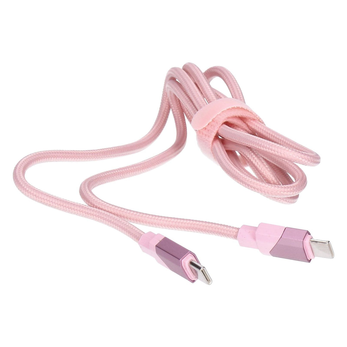 Produktbild USB-Kabel - SDL Lade- und Synchonisierungskabel 1,2 m USB-C auf USB-C Stoff ummantelt rosa