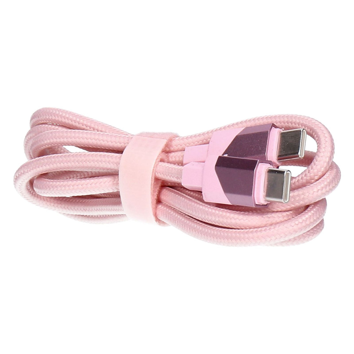 Produktbild USB-Kabel - SDL Lade- und Synchonisierungskabel 1,2 m USB-C auf USB-C Stoff ummantelt rosa