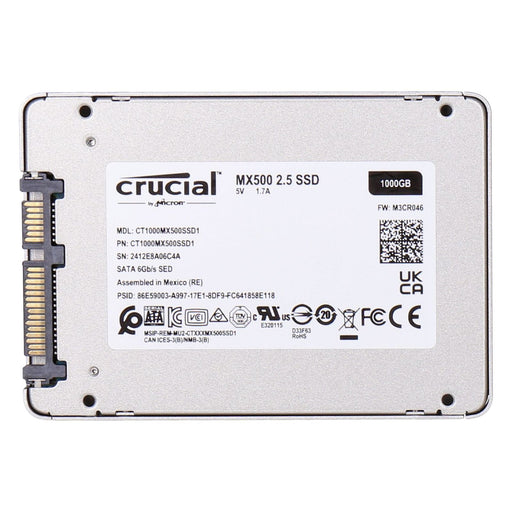 Produktbild interne SSD - Crucial MX500 int 2,5" SSD 1TB