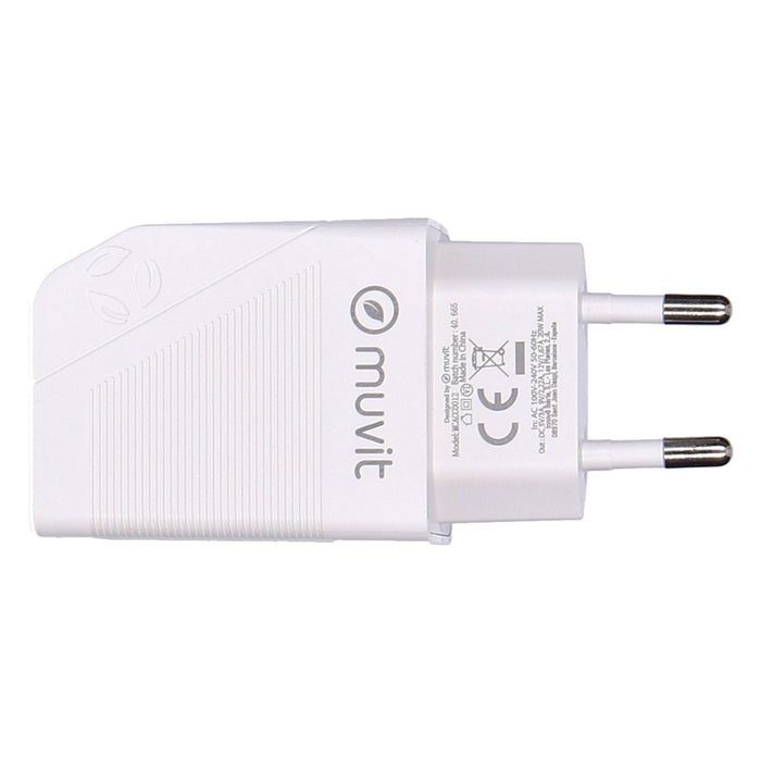 Muvit Ladegerät 20W Smart Ladegerät USB-C weiß