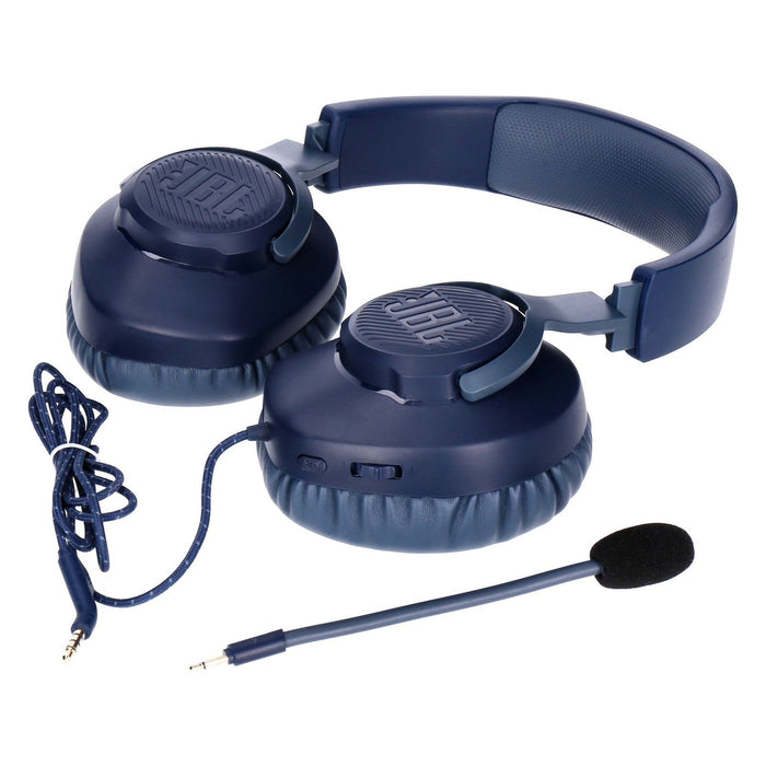 JBL Quantum 100 Gaming Over-Ear Kopfhörer blau kabelgebunden