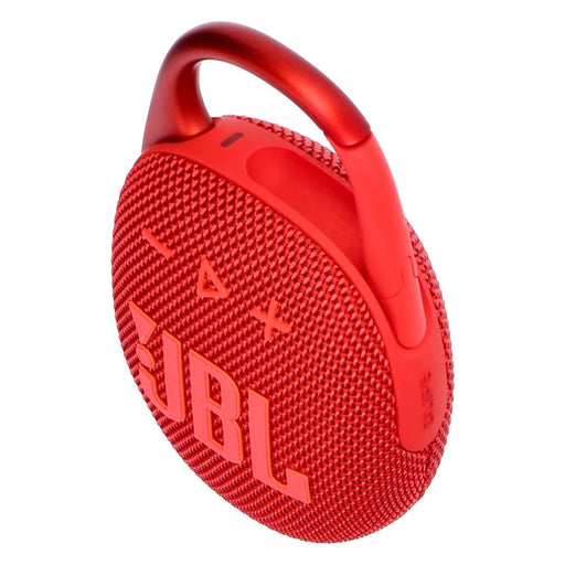 Produktbild Bluetooth-Lautsprecher - JBL Clip 5 Bluetooth Lautsprecher rot tragbar wasserdicht