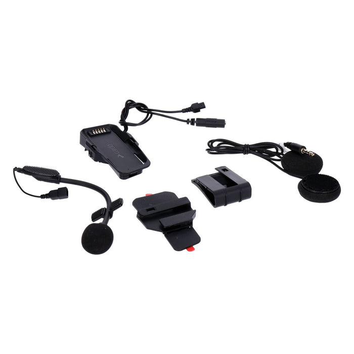 Cardo Packtalk Edge 2. Helm-KIT JBL Motorrad schwarz