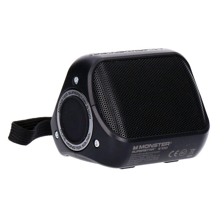 Monster Superstar S100 Bluetooth Lautsprecher schwarz wasserdicht IPX7