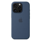 Apple Silikon Case mit MagSafe Denim passend für iPhone 16 Pro