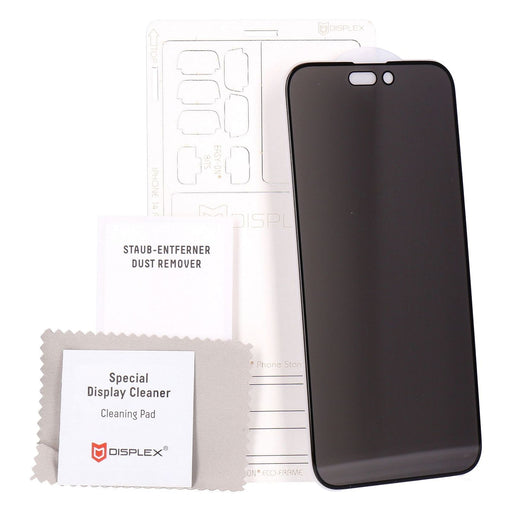 Produktbild Displayschutzglas - Displex Full Cover Privacy Glass passend für iPhone 14 Pro Max