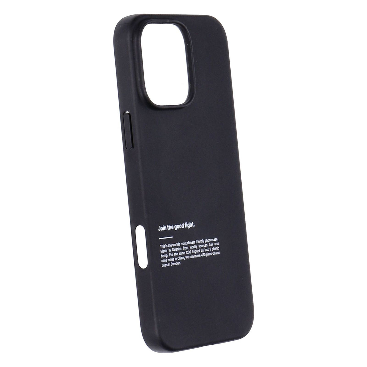 Produktbild Smartphone-Hülle - agood company PLANTPRTCT Case schwarz passend für iPhone 16 Pro Max Join the good fight mit Magsafe