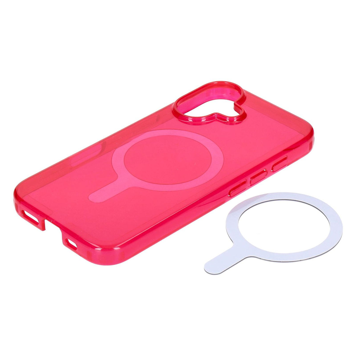 Produktbild Smartphone-Hülle - agood company CLRPRTCT Case rosa passend für iPhone 16 mit Magsafe