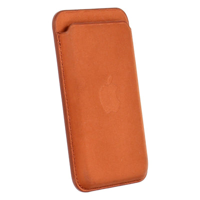 Feingewebe Wallet mit MagSafe Fuchsrot passend für iPhone