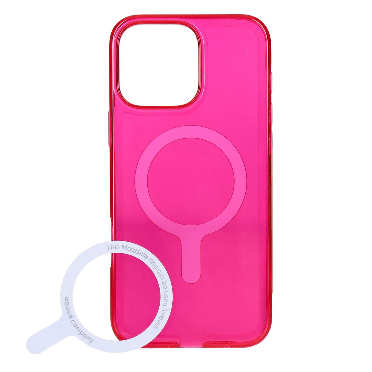 Produktbild Smartphone-Hülle - agood company CLRPRTCT Case rosa passend für iPhone 16 Pro Max mit Magsafe