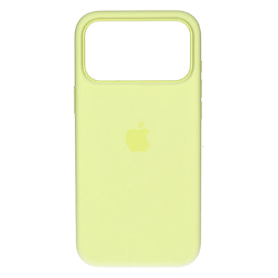 Silikon Case mit Magsafe Neongelb passend für iPhone 17 Pro Max