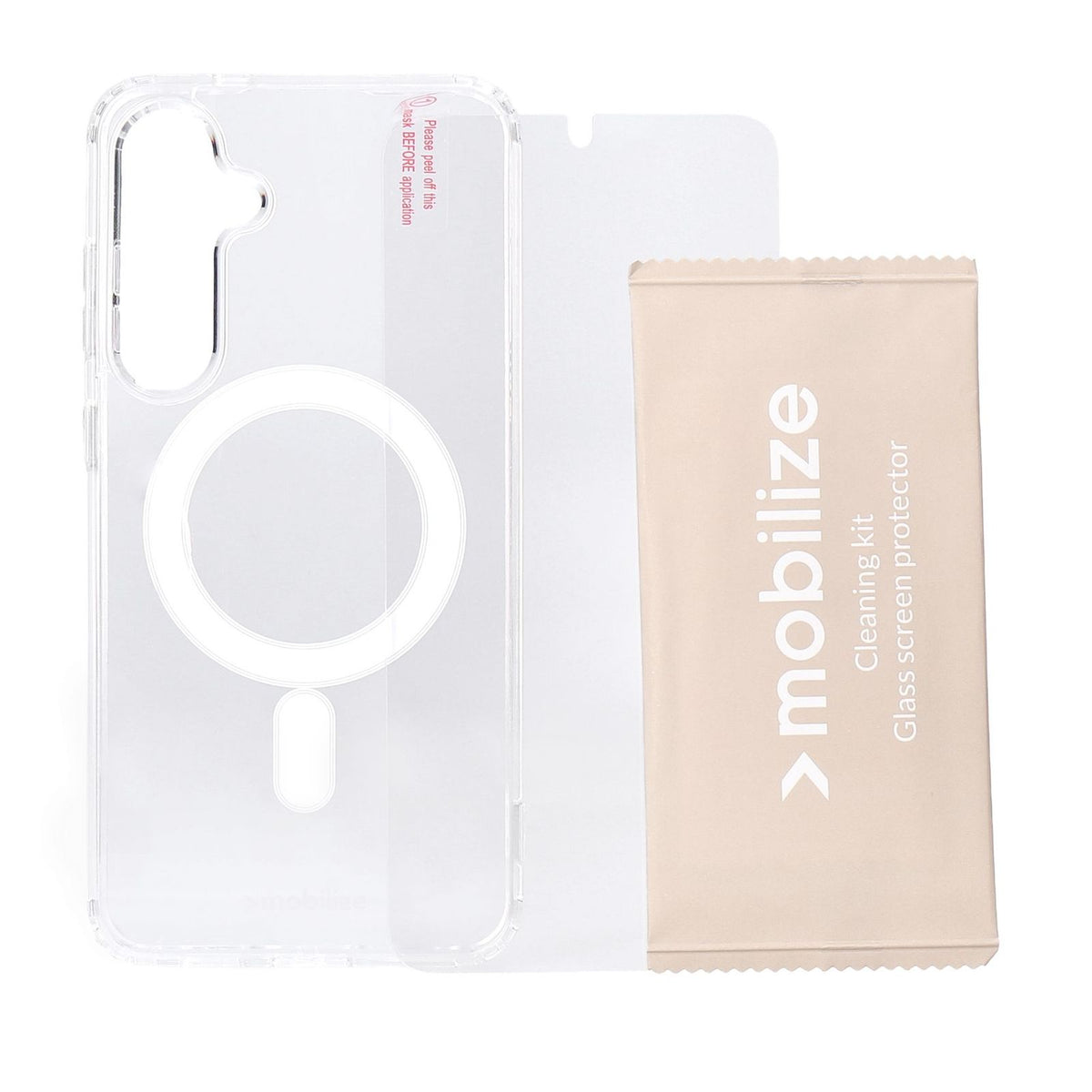 Produktbild Smartphone-Hülle - Mobilize Protection Pack passend für Samsung S25+ Clear Case und Displayschutz