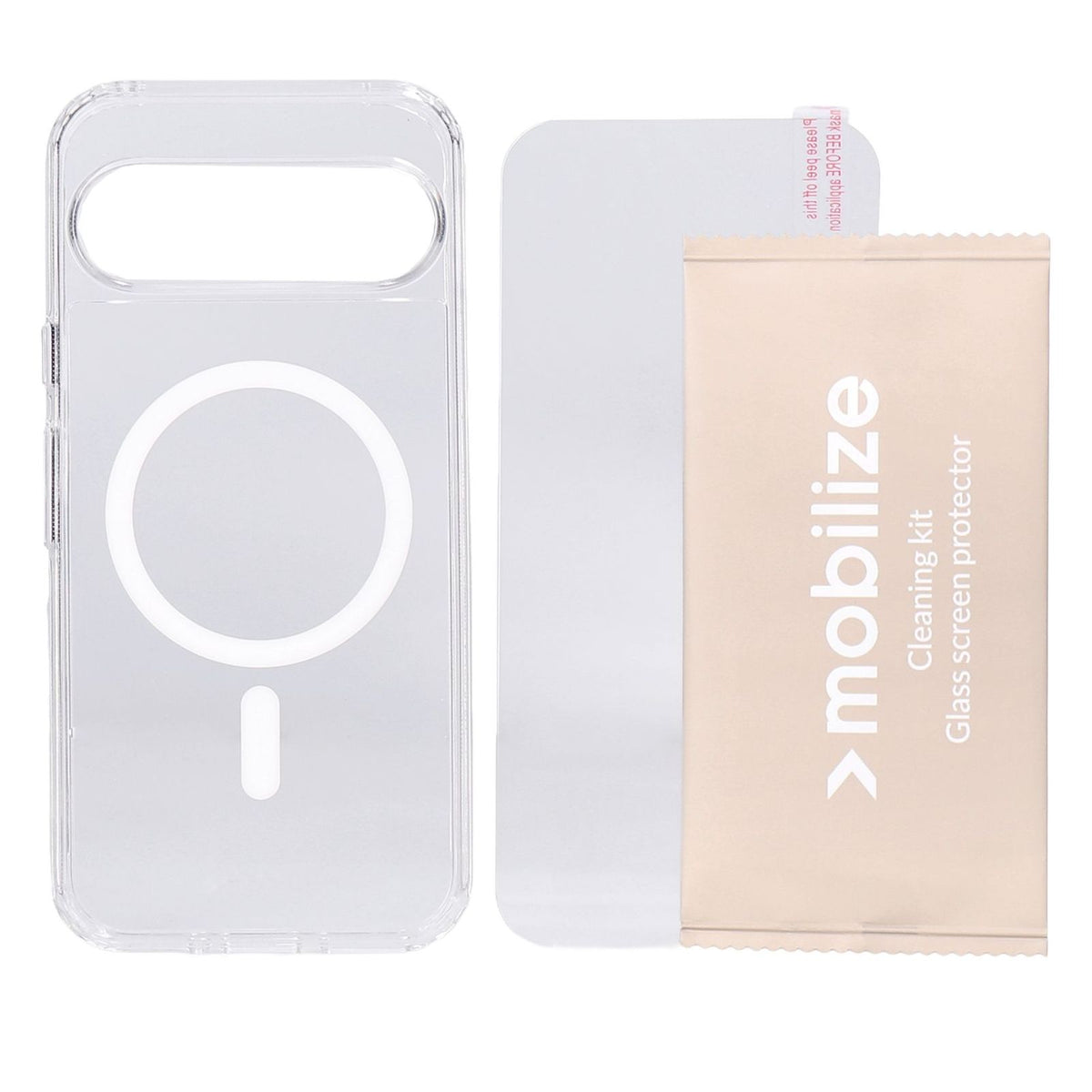 Produktbild Smartphone-Hülle - Mobilize Protection Pack passend für Google Pixel 9 Clear Case und Displayschutz