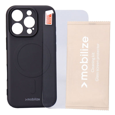Protection Pack passend für iPhone 16 Pro schwarz Clear Case und Displayschutz