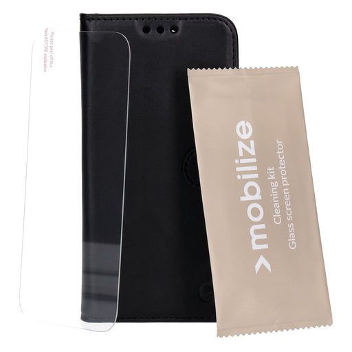 Produktbild Smartphone-Hülle - Mobilize Leder Wallet schwarz passend für iPhone 16 Pro