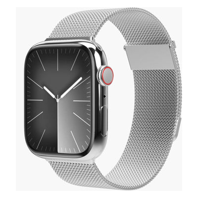 Milanese Loop 2 silber für Apple Watch 44 / 45 / 46 / 49mm