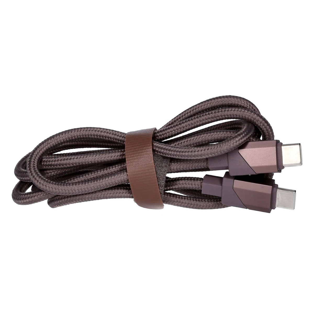 Produktbild USB-Kabel - SDL Lade- und Synchonisierungskabel 1,2 m USB-C auf USB-C Stoff ummantelt braun