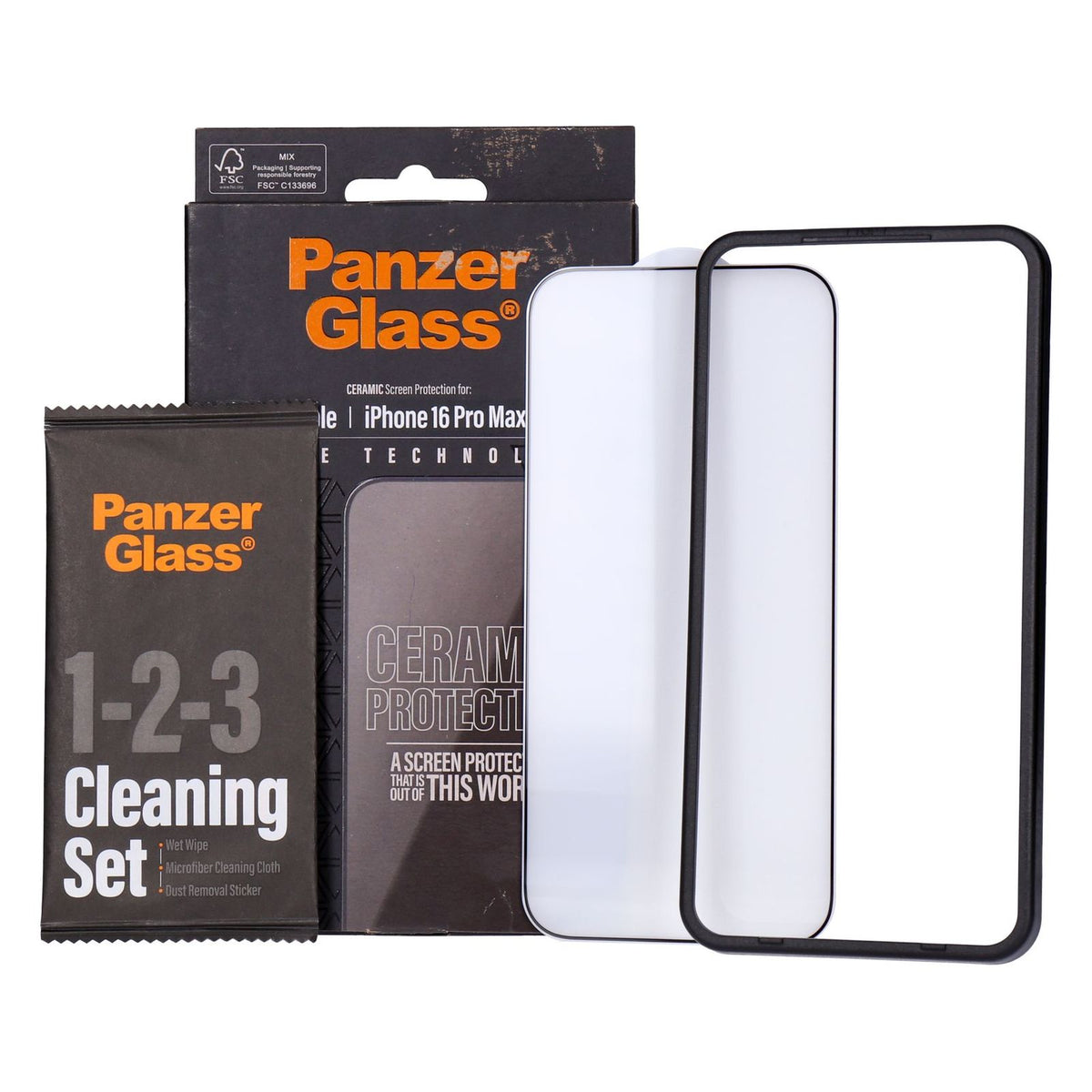 Produktbild Displayschutzglas - PanzerGlass Ceramic Screen Protection passend für Apple iPhone 16 Pro Max