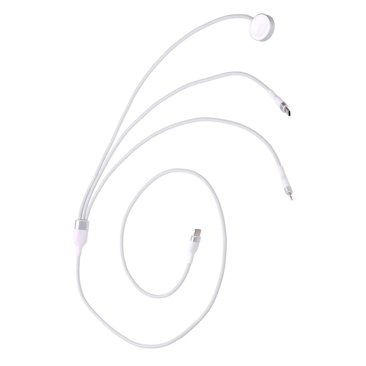 Produktbild USB-Kabel - SDL 3 in 1 Lade und Sync-Kabel passend für Apple Watch, Lightning und USB-C