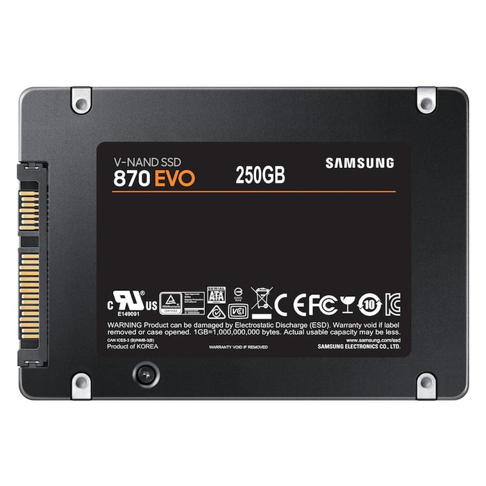 Samsung 870 EVO 2.5" 250 GB Serial ATA III V-NAND