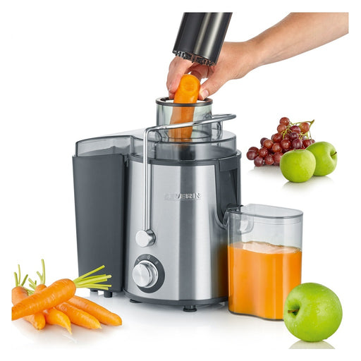 Produktbild Zentrifugenentsafter - Severin ES 3566 Saftpresse Entsafter 400 W Schwarz, Edelstahl