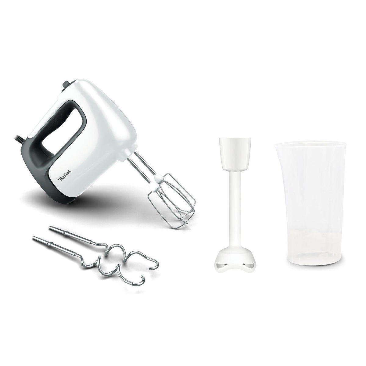 Produktbild Handmixer - Tefal Prep'Mix+ HT461138 Mixer Handmixer 500 W Weiß