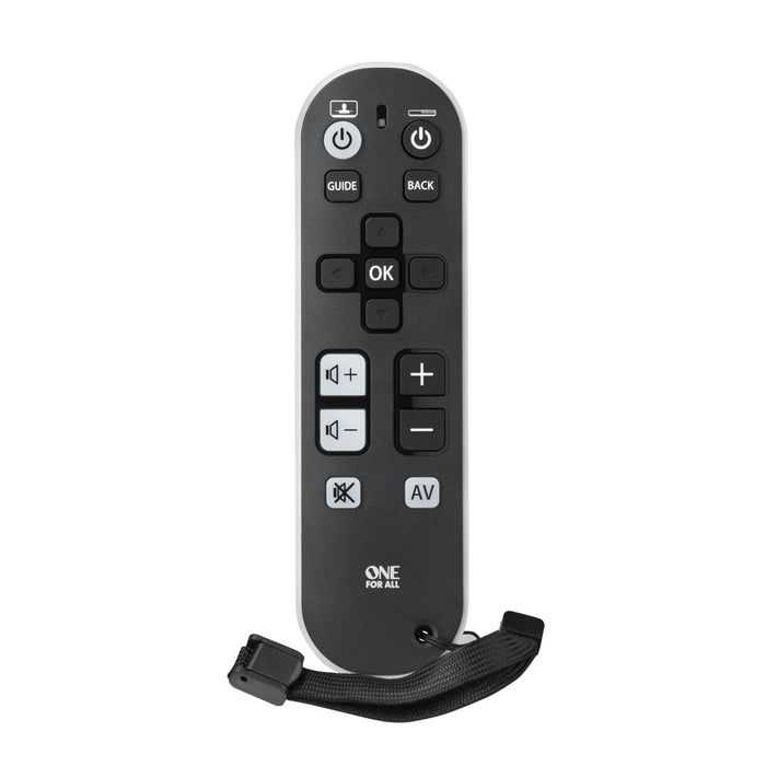 One For All Comfort URC6810 Fernbedienung IR Wireless TV Drucktasten