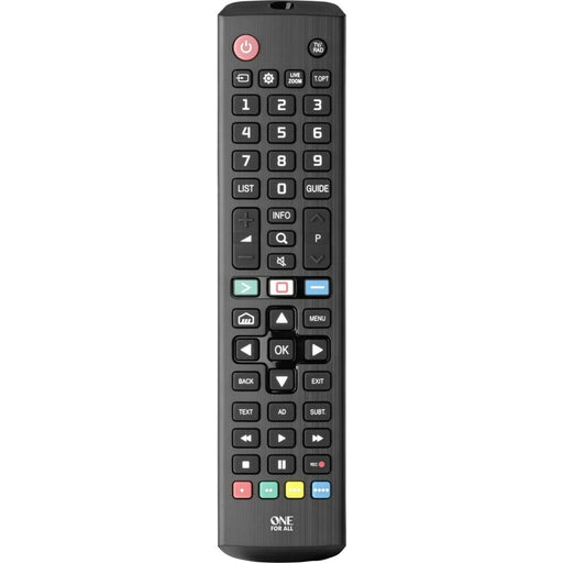 Produktbild Universal-Smart-TV-Fernbedienung - One For All TV Replacement Remotes URC4911 Fernbedienung IR Wireless Drucktasten