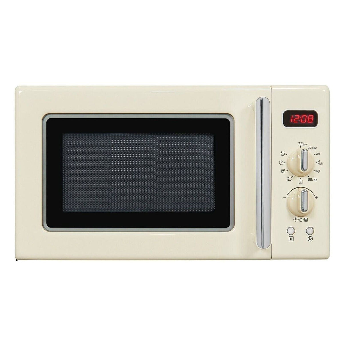 Produktbild Mikrowelle - Exquisit RMW720-3G DIG Retro-Mikrowelle 700 Watt, 20L, 5 Leistungsstufen