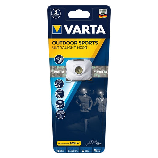 Produktbild LED Stirnlampe - Varta ULTRALIGHT H30R Weiß Stirnband-Taschenlampe LED